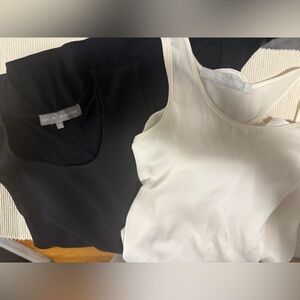 Lola & Sophie Classic Black and Cream Tops